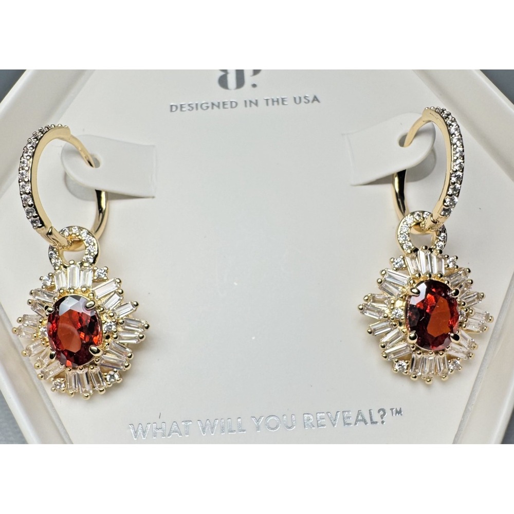 Bomb Party January Earrings - ER82466 "See Me Coming" - Gold Plated